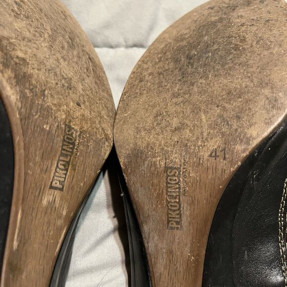 PIKOLINOS Womens Java W5A-0728C1 Black Gold Sandal Shoes Size 41 10 Gladiator - Picture 8 of 10